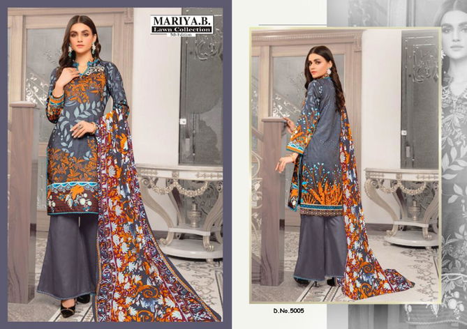 Mariya B 5 Latest Fancy Designer Karachi Cotton Printed Readymade Dress Collection
