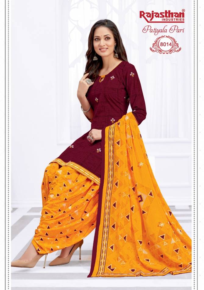 Rj Patiyala Pari 8 Latest Fancy Casual Wear Cotton Print Top Bottom And Dupatta Readymade Collection