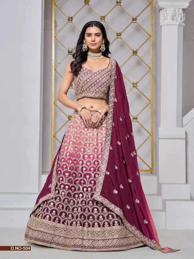 Mehvish Vol 5 By Chinon Wedding Wear Lehenga Choli Wholesale Online