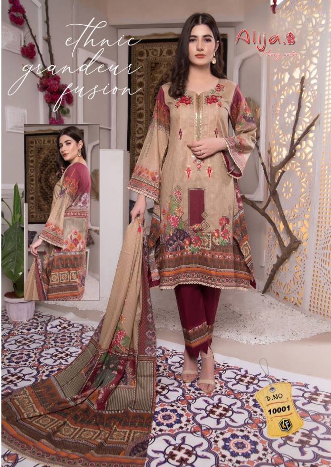 Keval Alija B 10 Latest Fancy Designer Heavy Cotton Digital Printed karachi Dress material Collection

