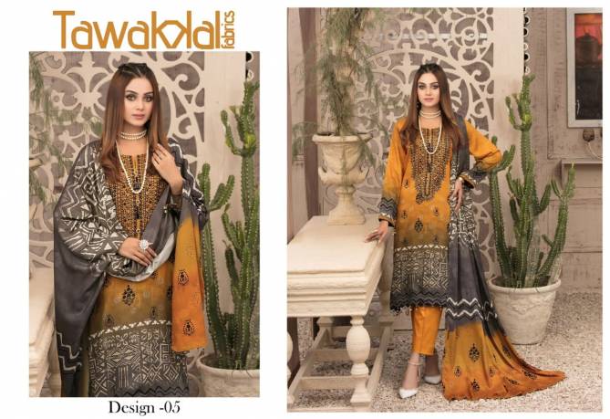 Tawakkal Parizaad Casual Daily Wear Cotton Karachi Printed Dress Material Collection