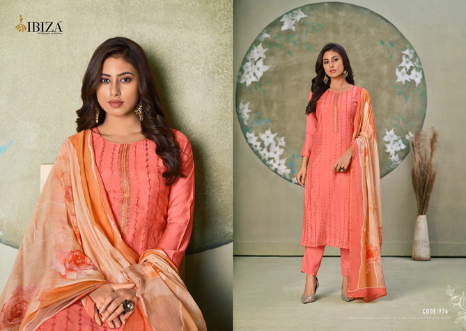 Ibiza Flora Masleen With Fancy Embroidery Festive Wear Exclusive Latest Salwar Kameez Collection
