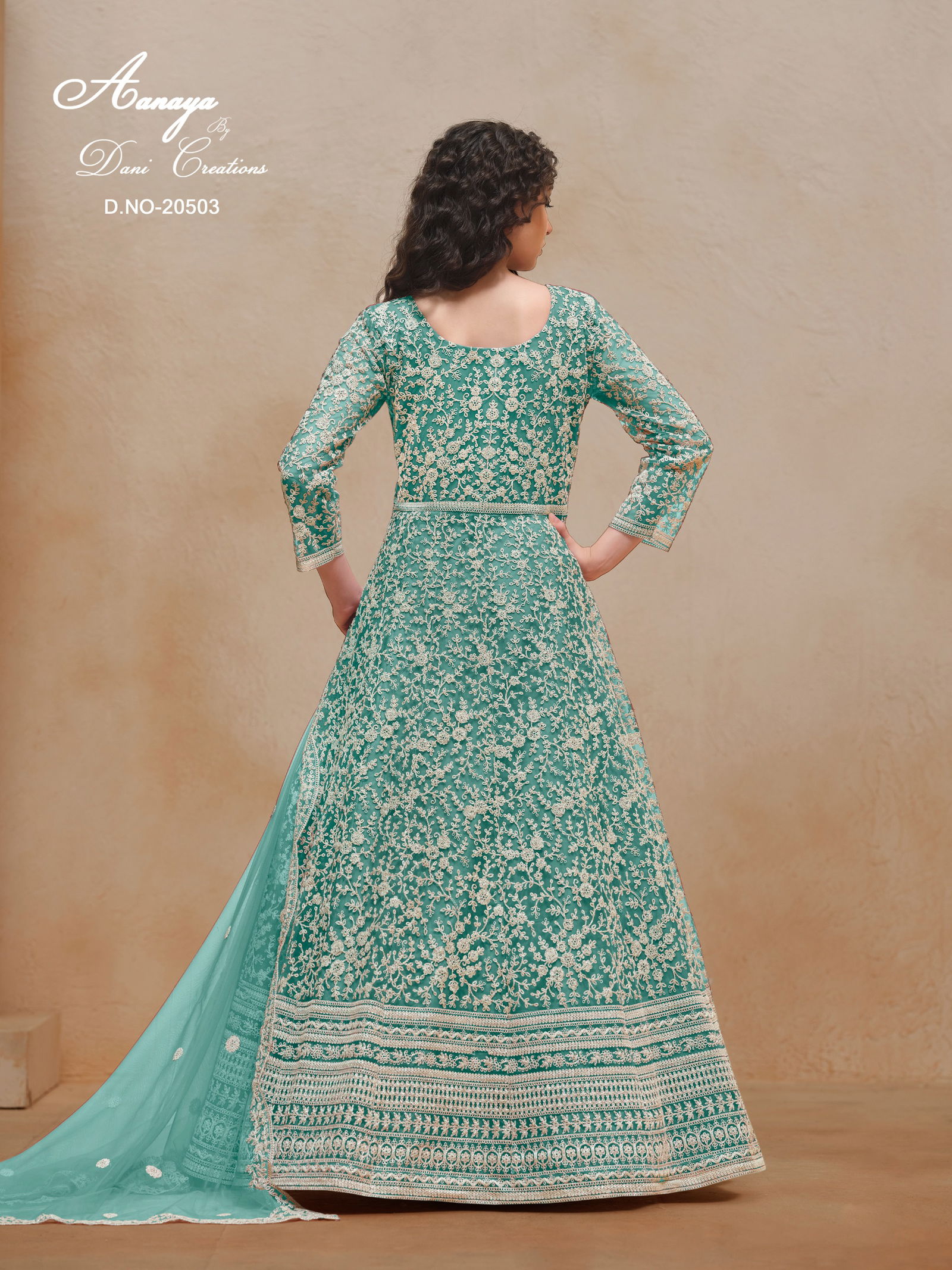 Aanaya Vol 205 By Twisha Net Salwar Suit Exporters In India