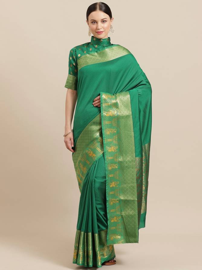 Latest Designer Kalamkari Silk 1 Banarasi Silk Saree Collection