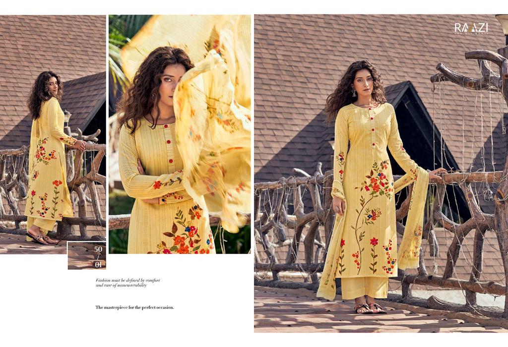 Raazi Mehar 2 Exclusive Cotton Digital Printed Festive Wear Salwar Kameez Collection
