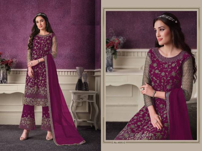 Super Hit 4695 Colors Heavy Festive Wear Designer Heavy Salwar Suits Collection