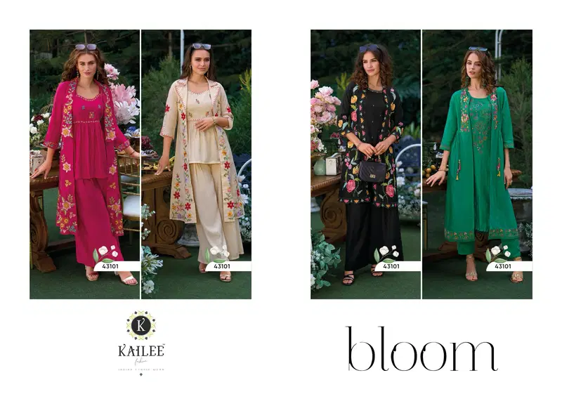 Bloom By Kailee Viscose Kurti With Bottom Dupatta Wholesale Shop In Surat