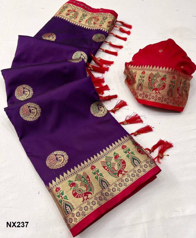 NX 237 by Murti Nx Paithani Silk Wedding Saree Wholesale Shop In India