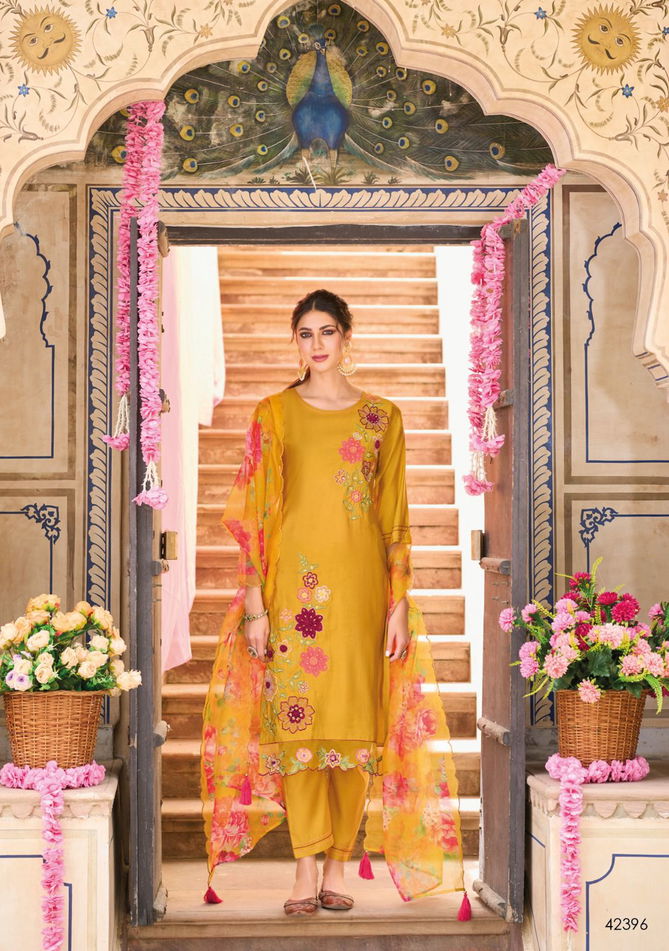 Shehnaaz By Kailee Viscose Silk Readymade Suits Catalog