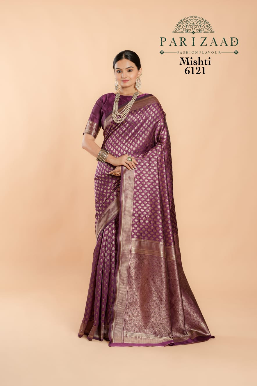 Mishti By Parizaad Designer Silk Sarees Catalog