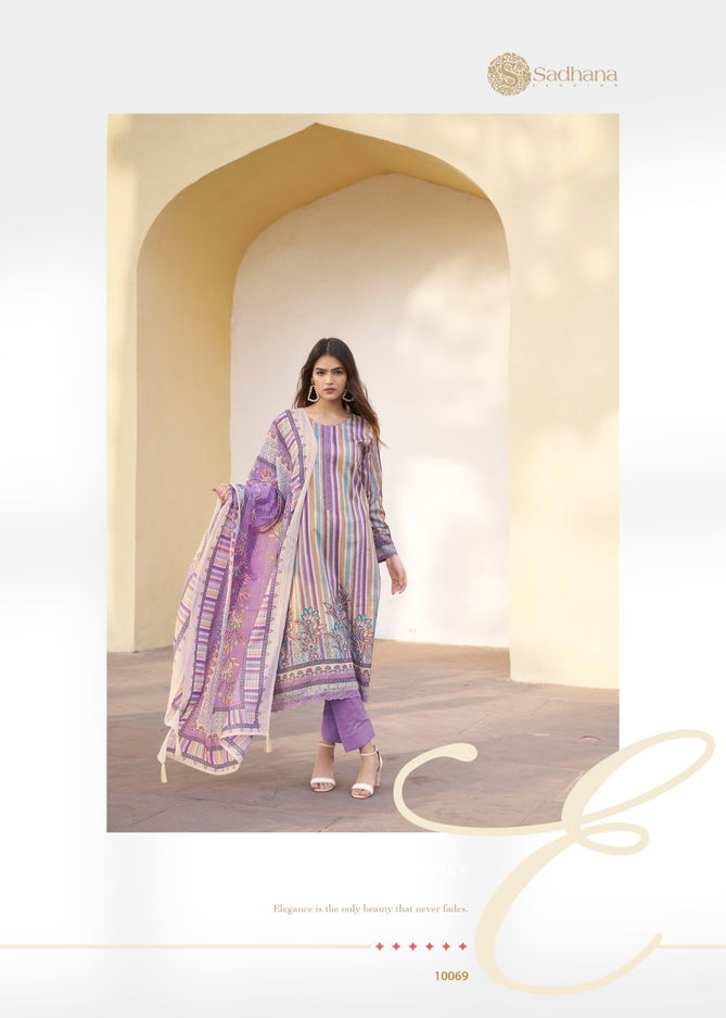 Vaibhavi By Sadhana Printed Cotton Dress Material Wholesale Shop In Surat