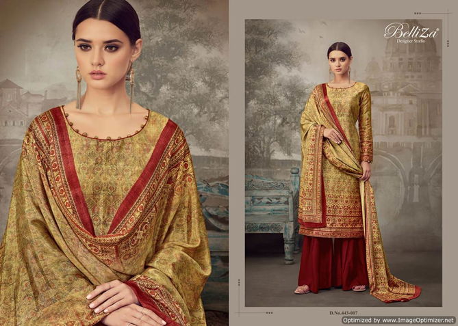 Beliza Cosmic Latest Designer Plazzo Salwar Suit Pattern Pure Silk Dress Material Collection With Pure Chinon Box Pallu Digital Print Dupatta