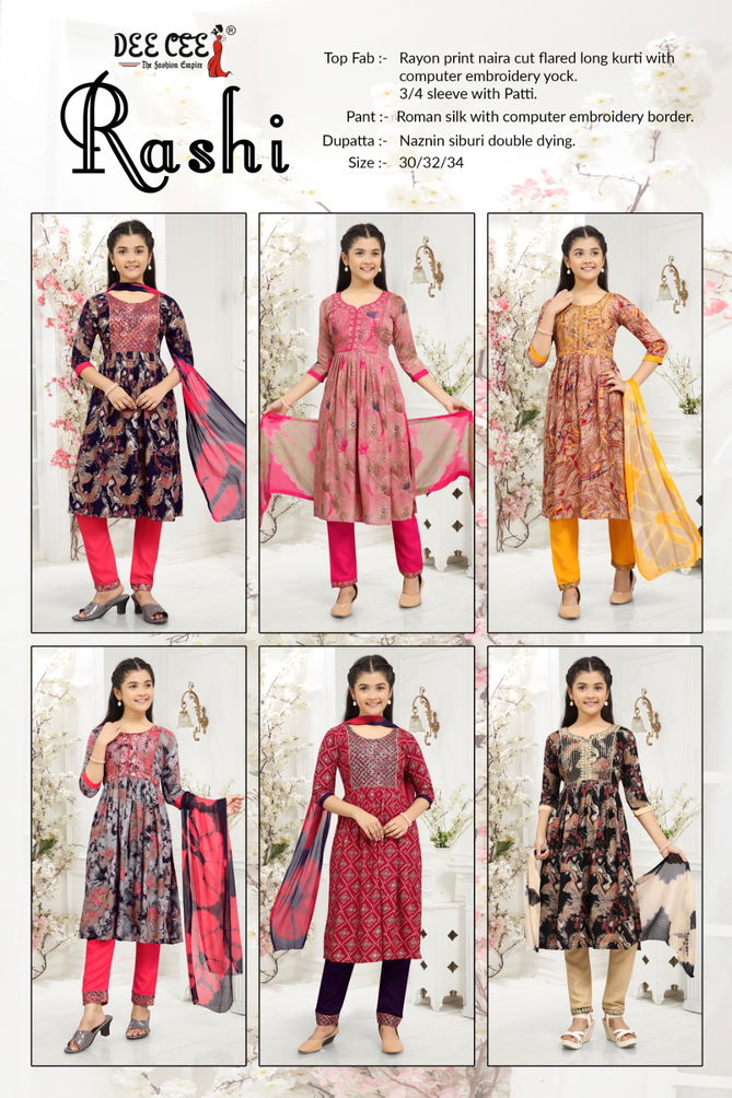 Rashi By Deecee Kids Girl Wear Kurti With Bottom Dupatta Suppliers In India