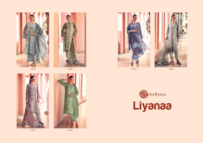 Liyanaa By Sadhana Musline Silk Dress Material Wholesale Shop In Surat