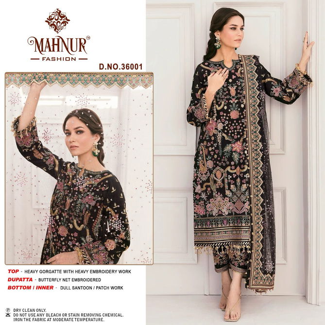 Mahnur Vol 36 Heavy Georgette Pakistani Suits Catalog
