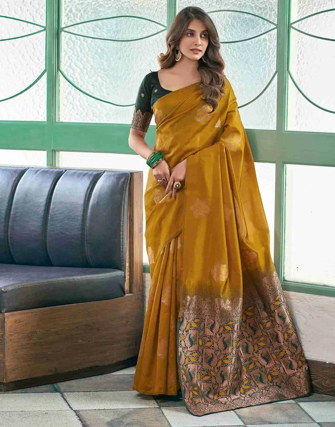 KT 136 Designer Banarasi Soft Silk Sarees Wholesale Price In Surat