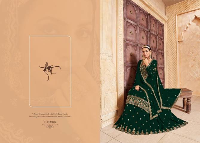 Butter Fly Volume 3 By Radha 1121 To 1124 Georgette Wholesale Wedding Salwar Suit In Delhi