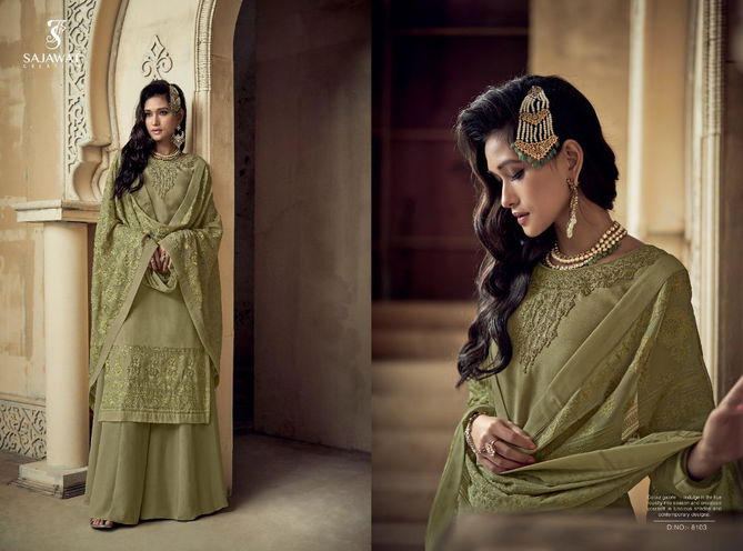 Sajawat Rajani 1 Nx Heavy Fancy Festive Wear Faux Georgette Designer Readymade Salwar Suit Collection
