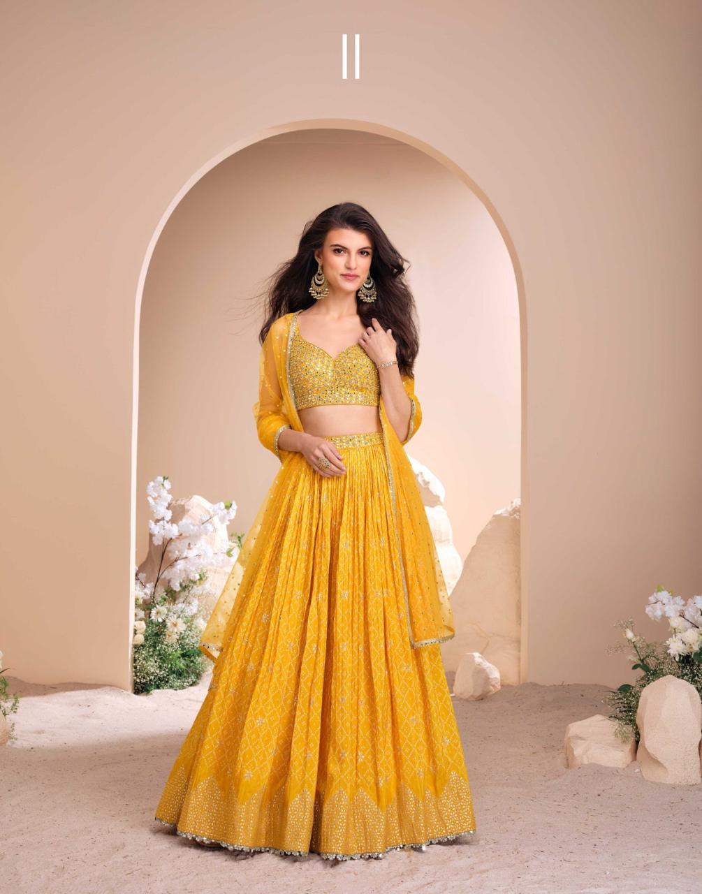 Swayamwar By Sayuri Viscose Jacquard Silk Lehenga Choli Surat Wholesale Market