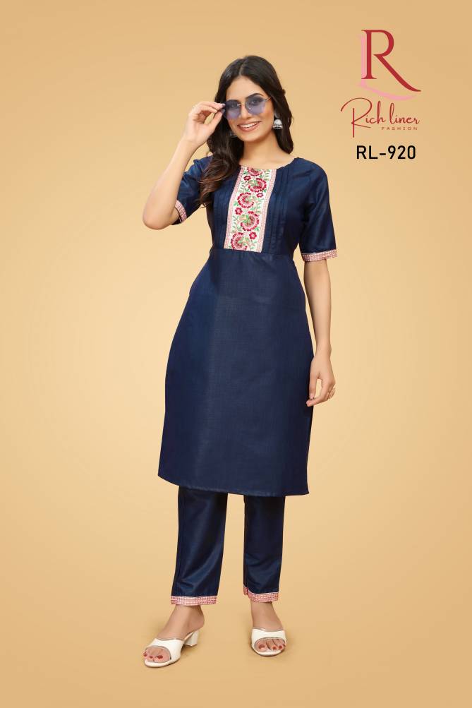 Kurta Set 920 Daily Wear Kurti With Bottom Wholesale Shop In Surat
