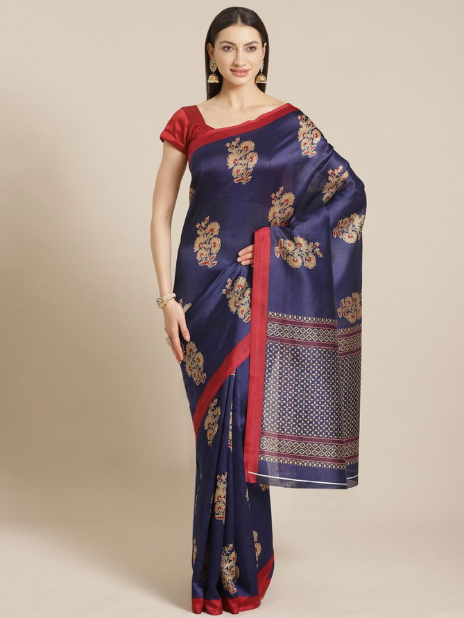 Bhagalpuri 3 Ethnic Festive Daily Wear Silk Sarees Collection