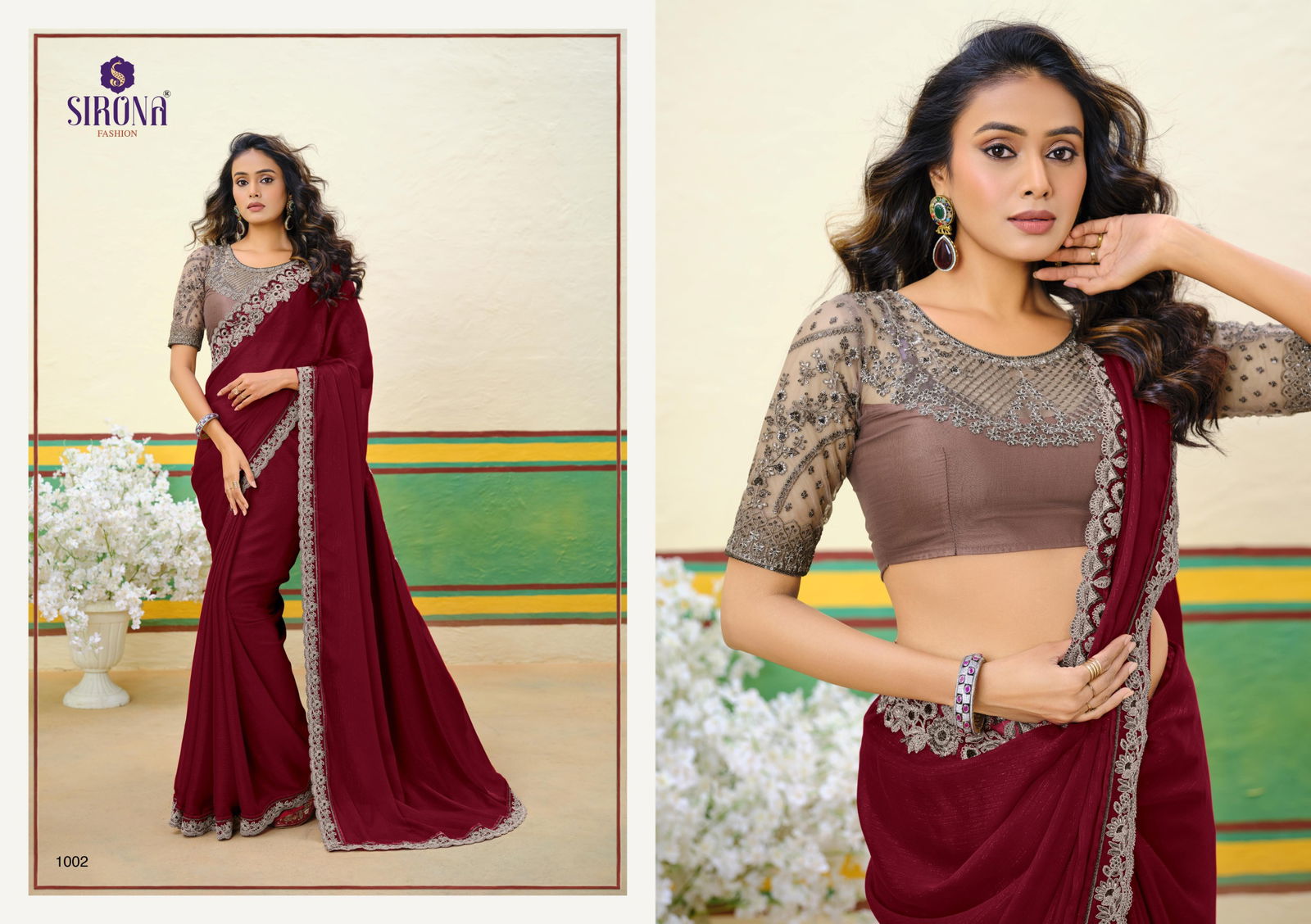 Arisaa By Sirona Georgette Designer Party Wear Sarees Orders In India