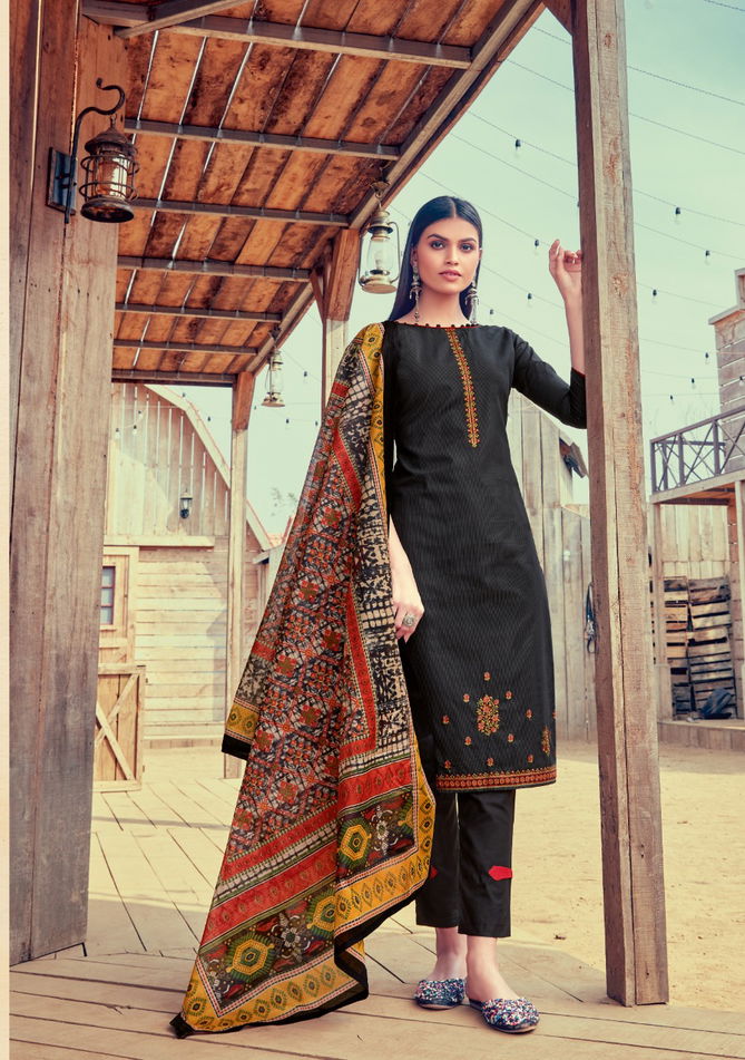 Vastu Jamdani 1 Fancy Casual Wear Pure Lawn Cotton Printed Neck Work And Daman Work Designer Dress Material Collection
