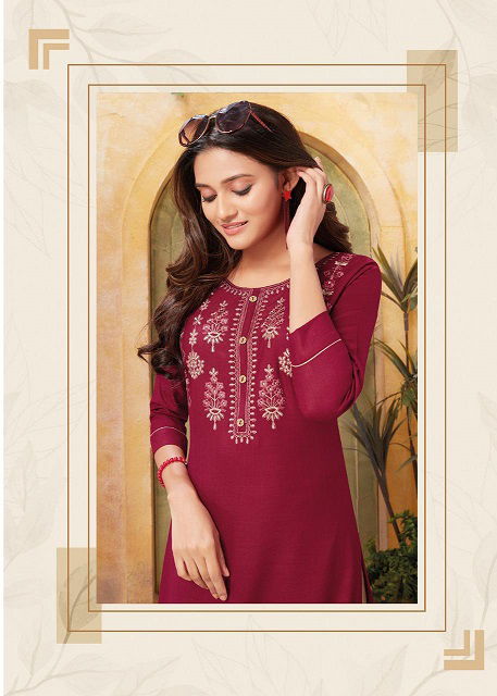 Aarvi Anokhi 1 Designer Ethnic Wear Cotton Kurti With Pant Collection