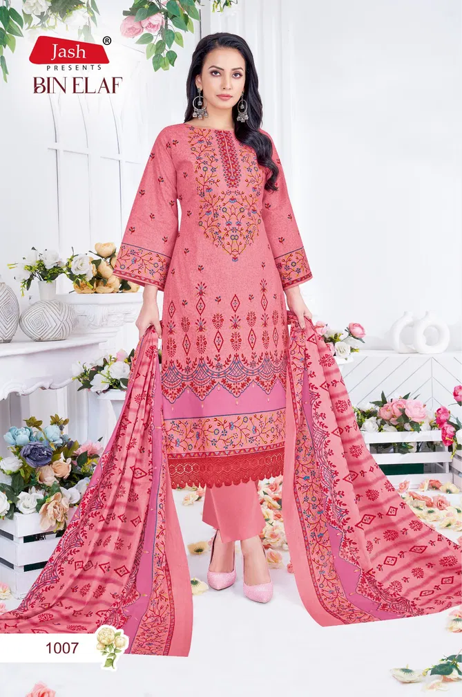 Bin Elaf Vol 1 By Jash Cotton Dress Material Exporters In India