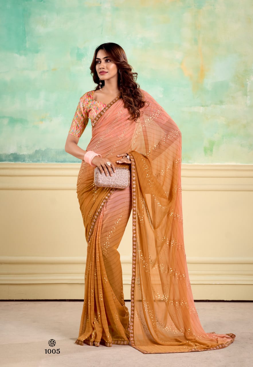 Nairobi By Stavan Weightless Fancy Saree Wholesale