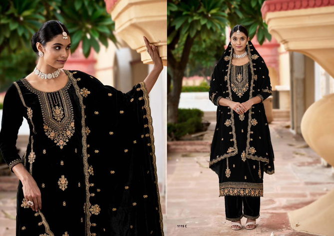 Shysha By Sargam Heavy Velvet Wedding Salwar Suits Catalog