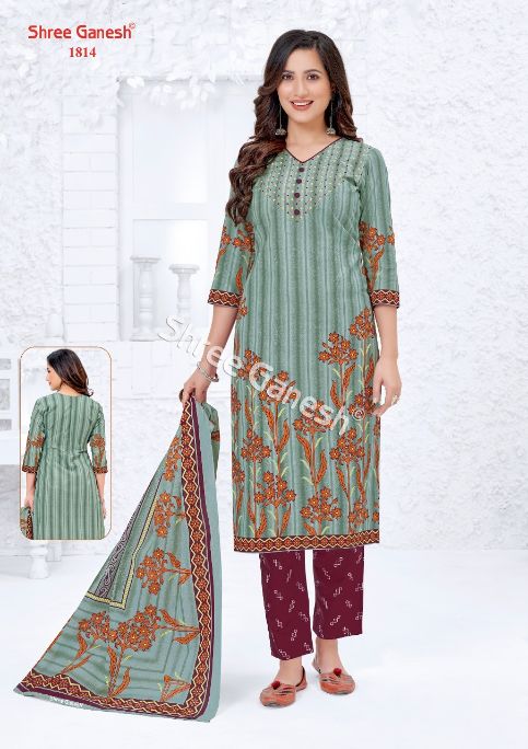 Shree Ganesh Samaiyra 8 Casual Daily Wear Cotton Printed Dress Material