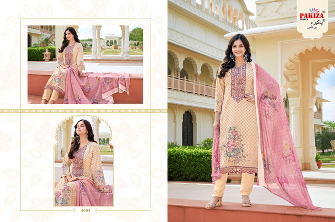 Arwah Vol 46 By Pakiza Royal Crepe Dress Material Orders In India