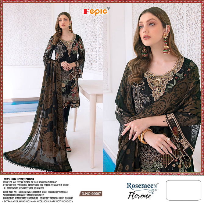 Fepic Rosemeen Florence Fancy Festive Wear Faux Georgette Pakistani Salwar Suits Collection