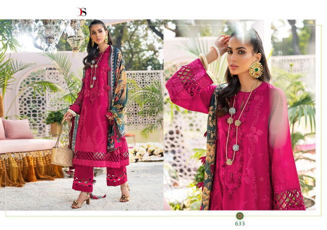 Elan Deepsy Pure Jam Cotton Printed Pakistani Salwar Suit Collections