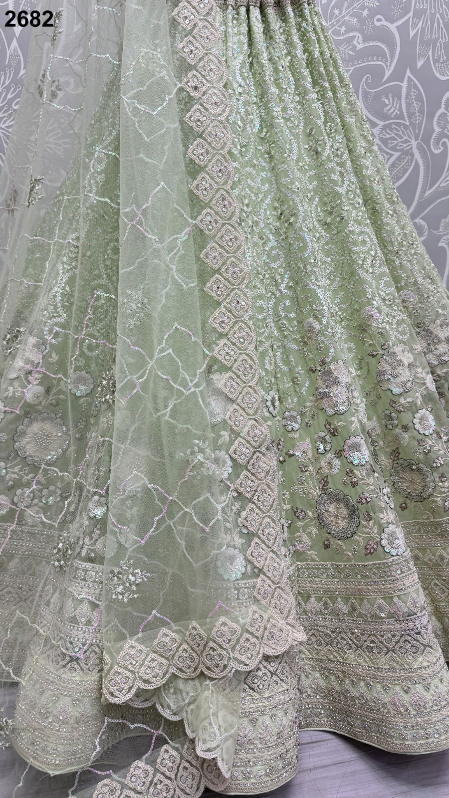 Anjani Art 2682 Fancy Embroidery Heavy Net Party Wear Lehenga Choli Manufactures