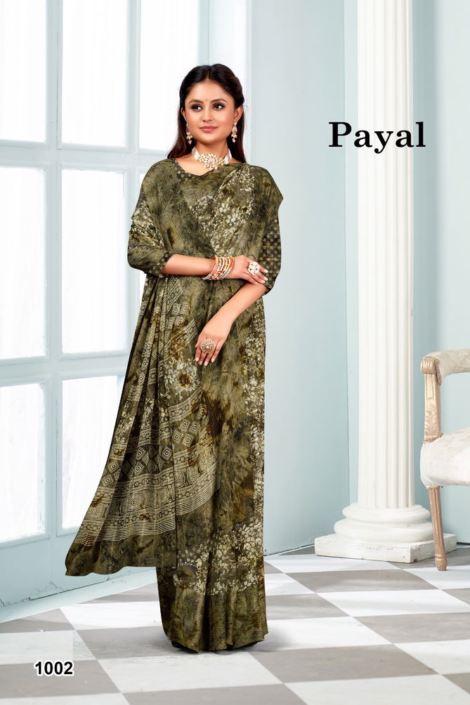 Payal By Mahamani Creation Vetless Printed Wholesale Sarees In India 