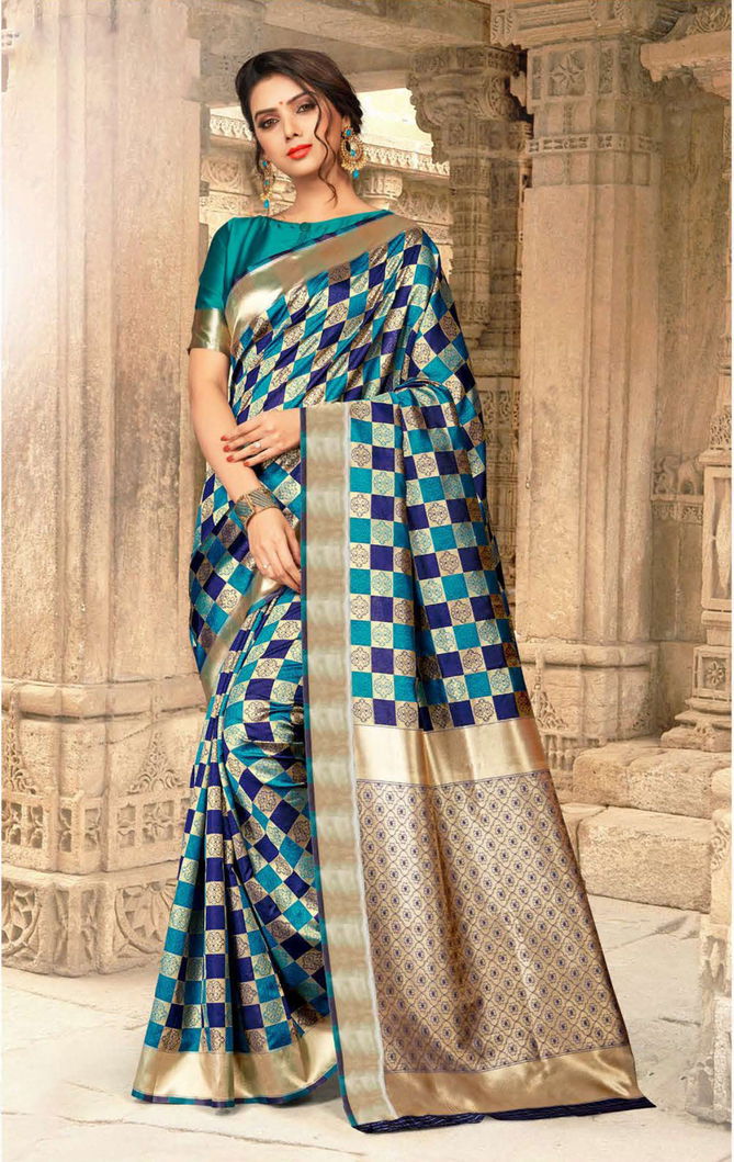 Sangam Unnati Fancy Casual Wear Silk Latest Design Sarees Collection