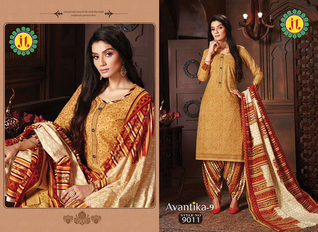 Jt Avantika 9 Casual Printed Regular Wear Pure Cotton Collection