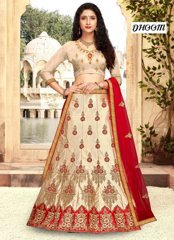 Saanchi Dhoom Wedding Designer Bridle Embroidered Silk Lehenga Choli Collection 