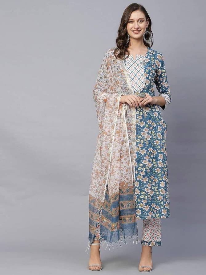 LF 3 Cambric Cotton Printed Readymade Suits Catalog
