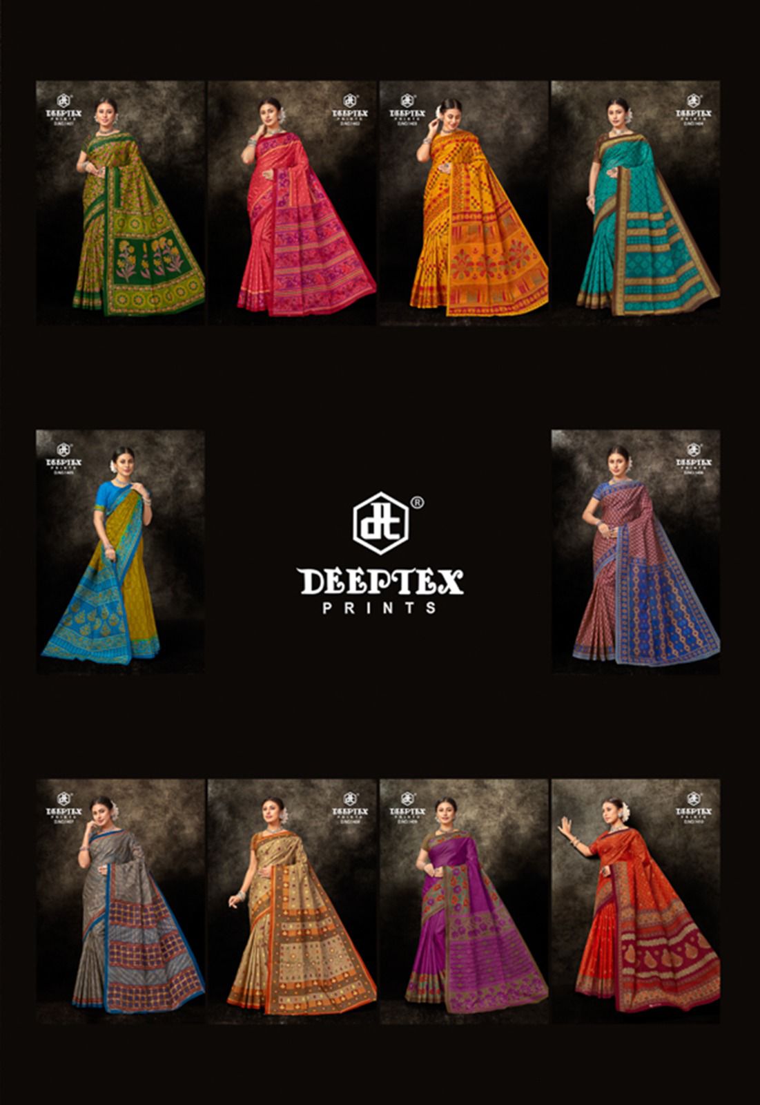 Prime Time Vol 14 By Deeptex Daily Wear Cotton Saree Online Wholesale