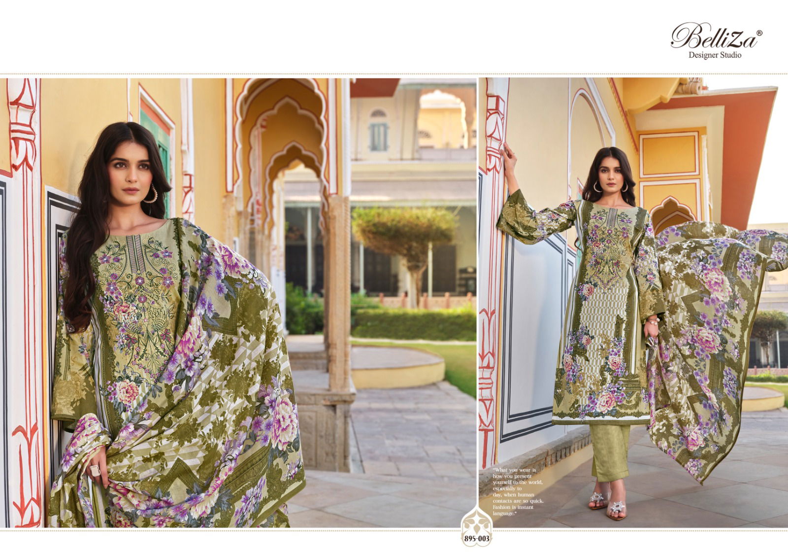 Naira Vol 42 By Belliza Printed Cotton Dress Material Wholesale Clothing Distributors In India
