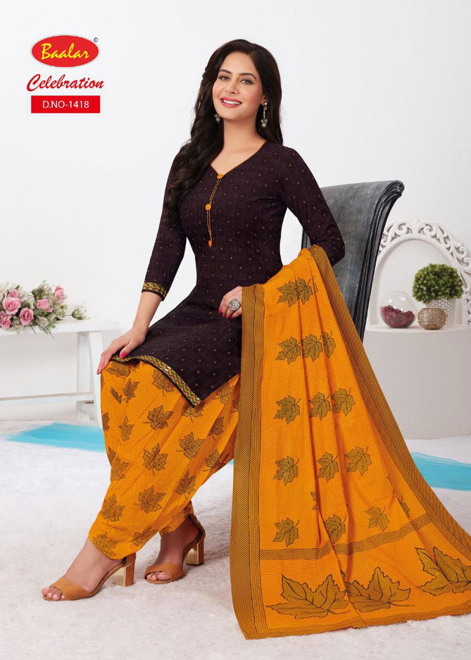 Baalar Celebration Patiyala Special 14 Cotton Printed Ready Made Collection
