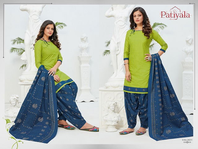 Ganesha Patiyala 26 latest fancy Regular Wear Pure Cotton Readymade Salwar Suit Collection
