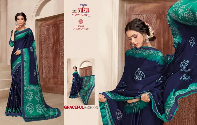 VIPUL SPRING LOVE VOL-2 Latest Fancy Casual Wear Fancy Printed Saree Collection