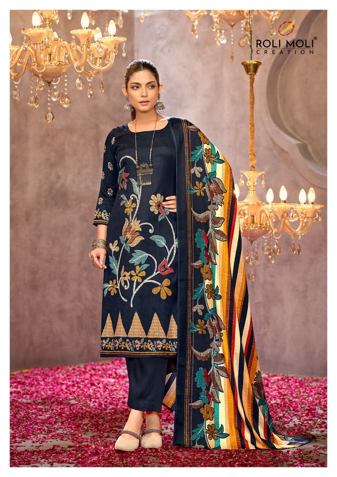 Roli Moli Haniya Pashmina Dress Material Wholesale Online