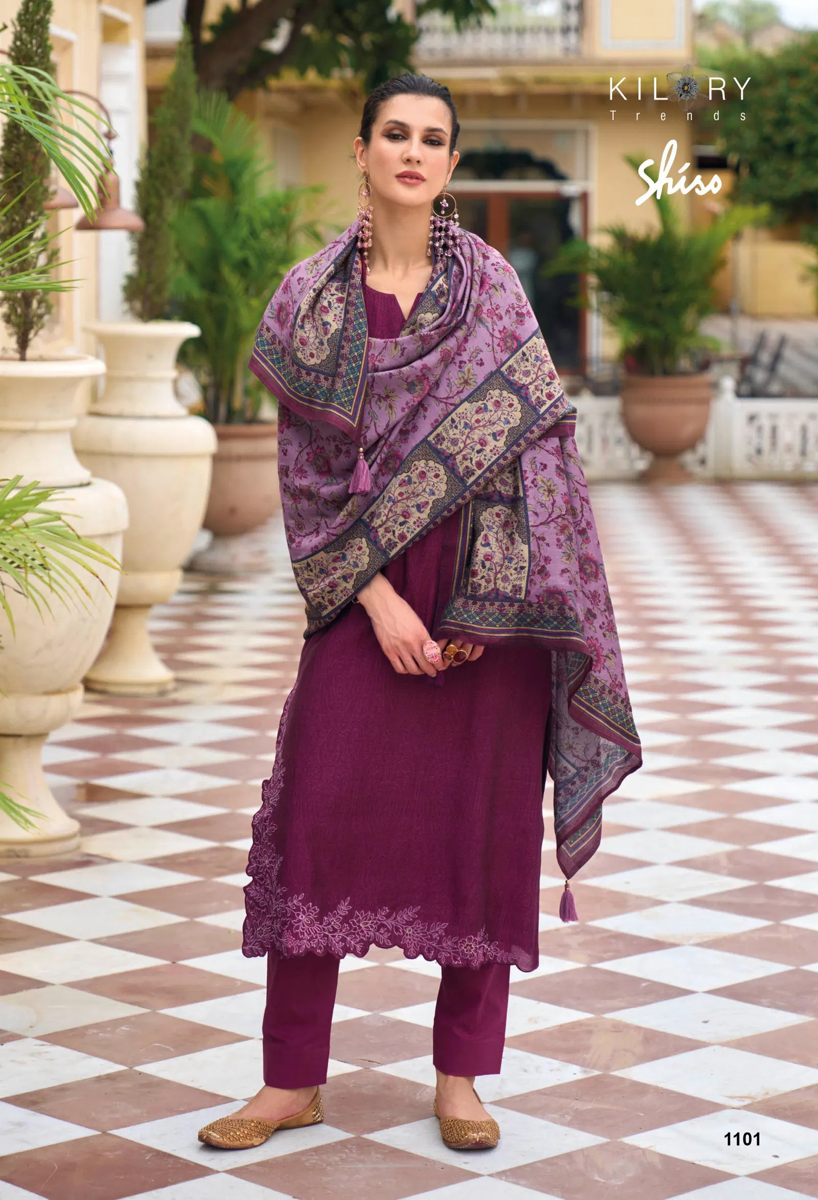 Shiso By Kilory Viscose Modal Silk Salwar Kameez Suppliers In India