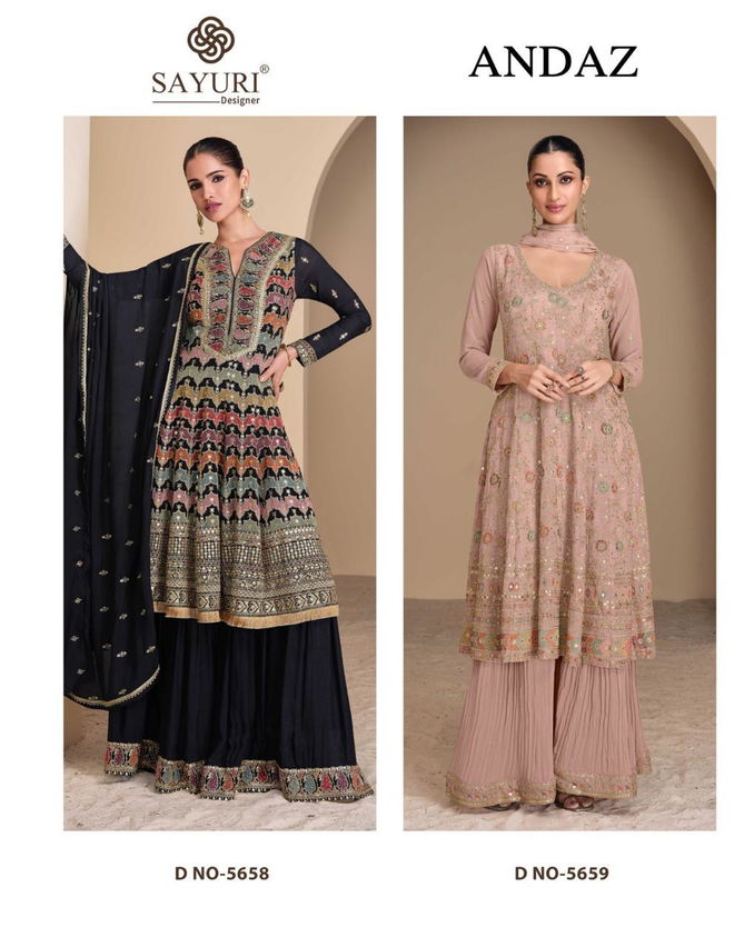 Andaz By Sayuri Designer Georgette Readymade Suits Orders In India