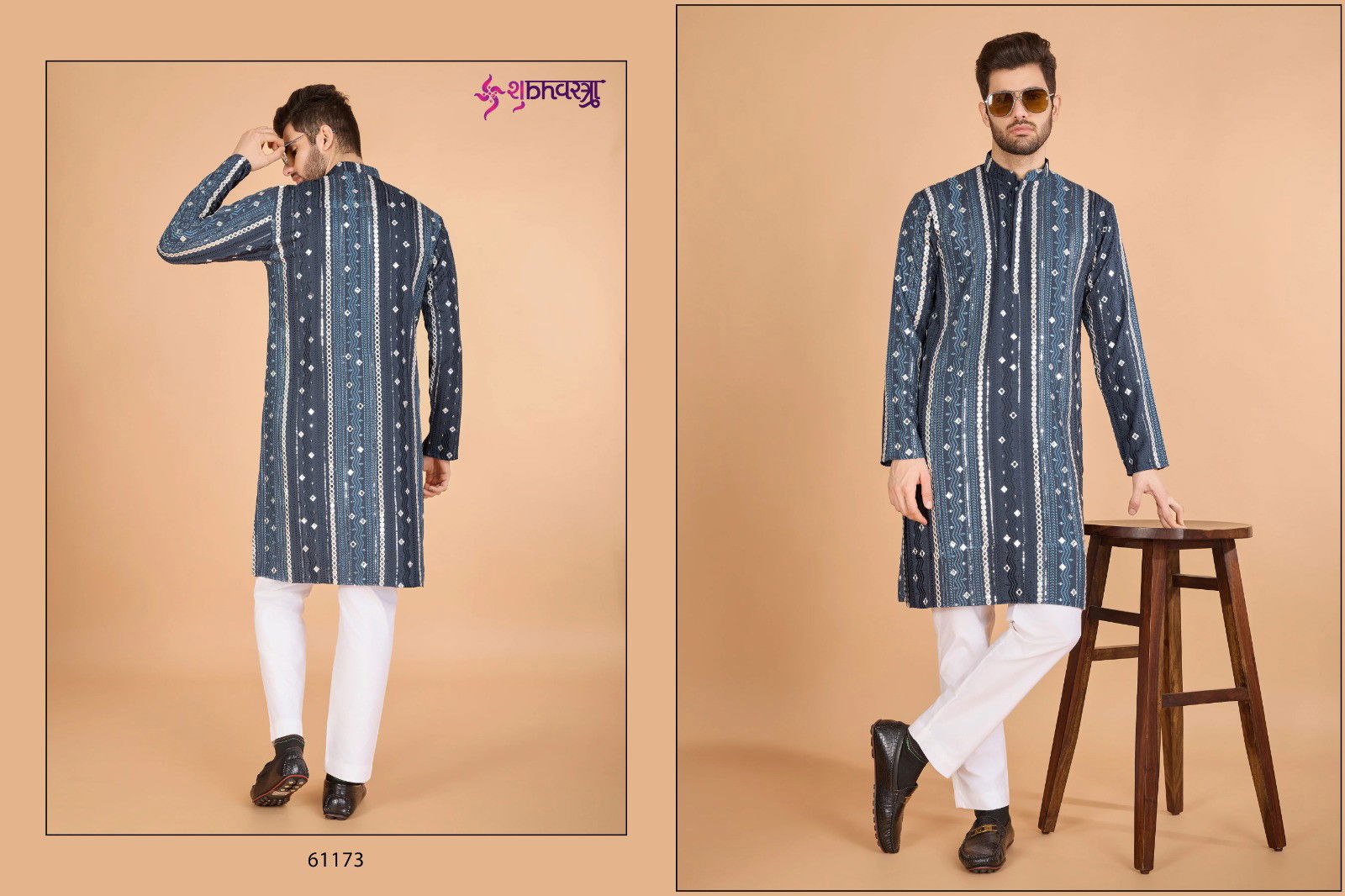  Modern Ethnics 3 Viscose by Shubhvastra  Rayon Mens Kurta Collection